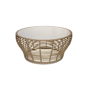 Basket coffee table, large