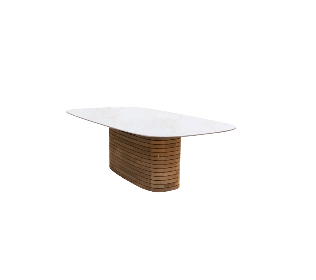 Mellow dining table, oval - medium