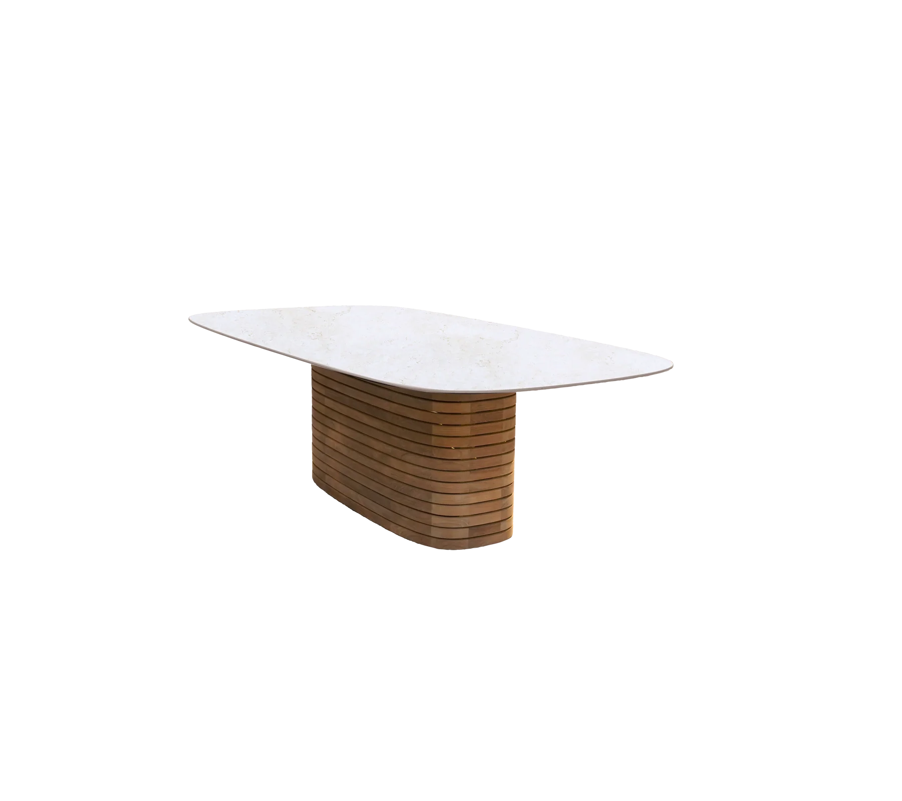Mellow dining table, oval - medium