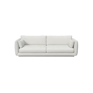 Bloom 3-seater sofa w/plinth