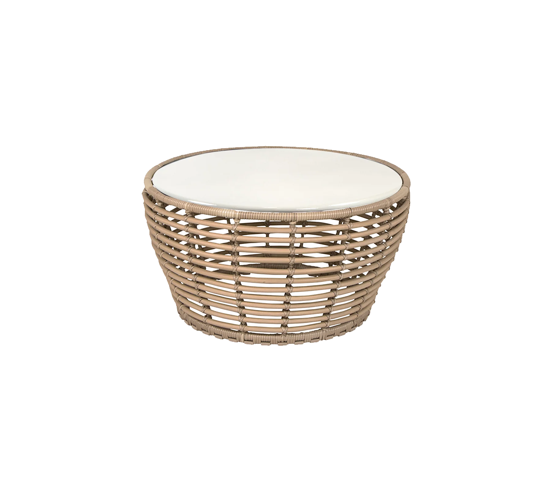 Basket coffee table, medium
