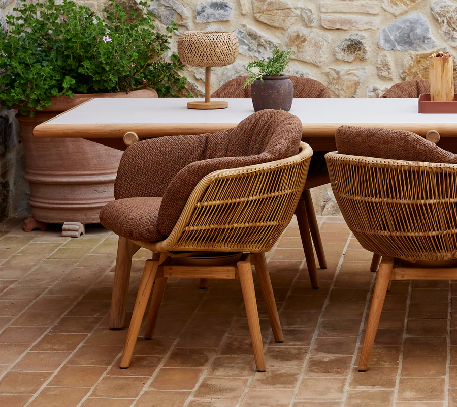 Stay chair w/teak swivel - Image 2