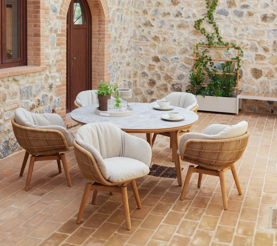 Stay chair w/teak swivel - Image 3