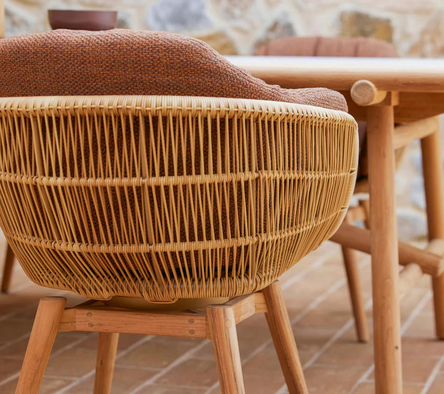 Stay chair w/teak swivel - Image 4